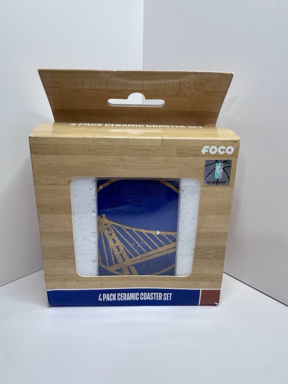 Golden State Warriors NBA Coaster Foco Ceramic Coaster Set Of 4